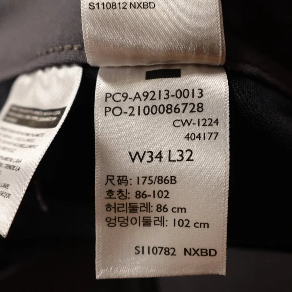 Levi’s‎ 511 Performance Pants Men’s 34x32 Gray Stretch Slim Casual Travel